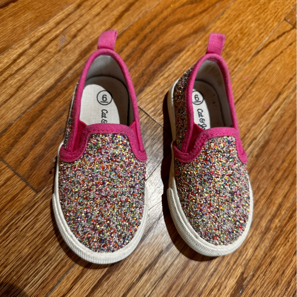 Sparkly Slip-On Shoes